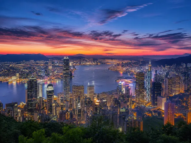 Hong Kong travel scene - Victoria Peak and the Star Ferry